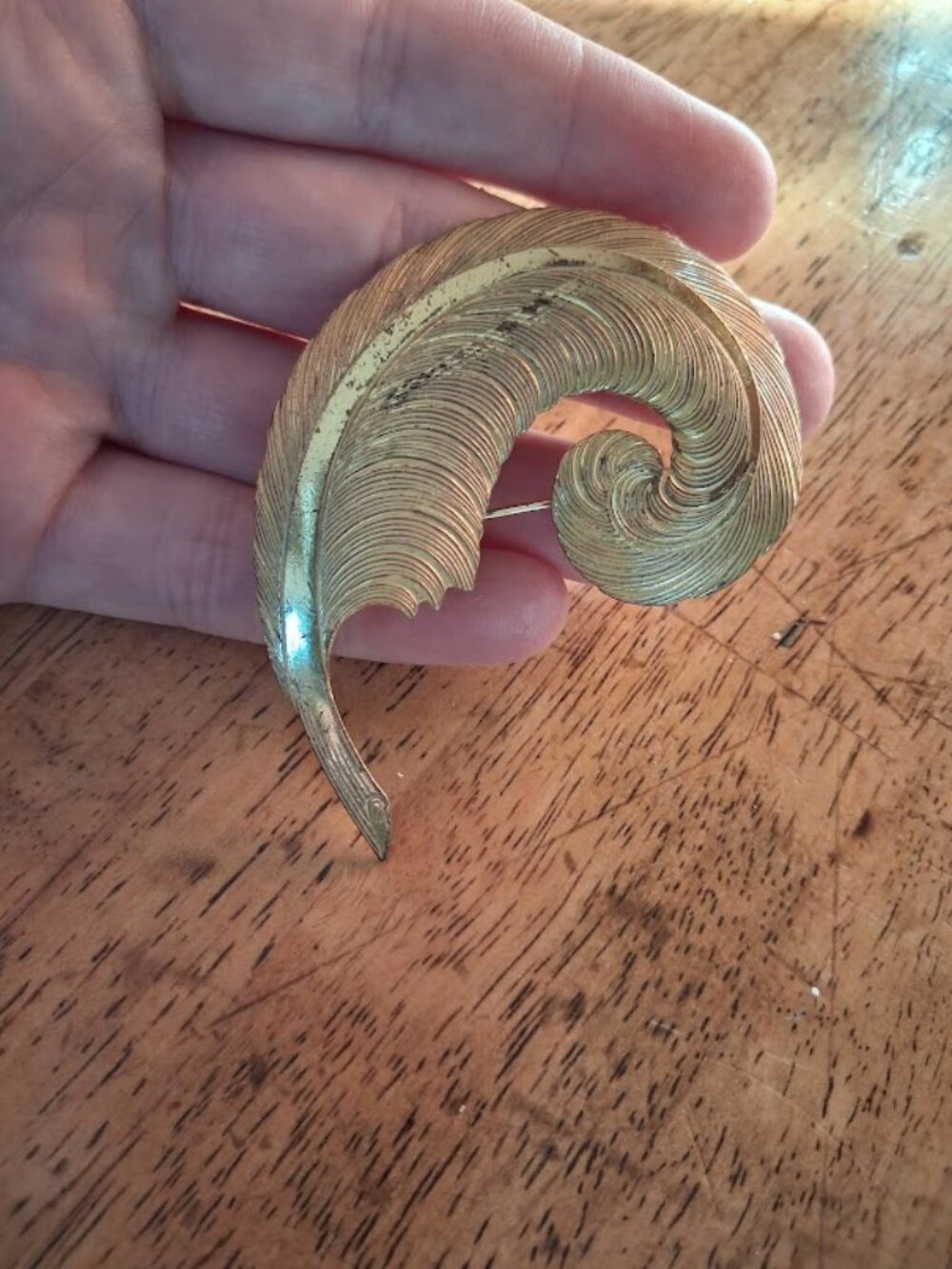 Vintage Quill brooch